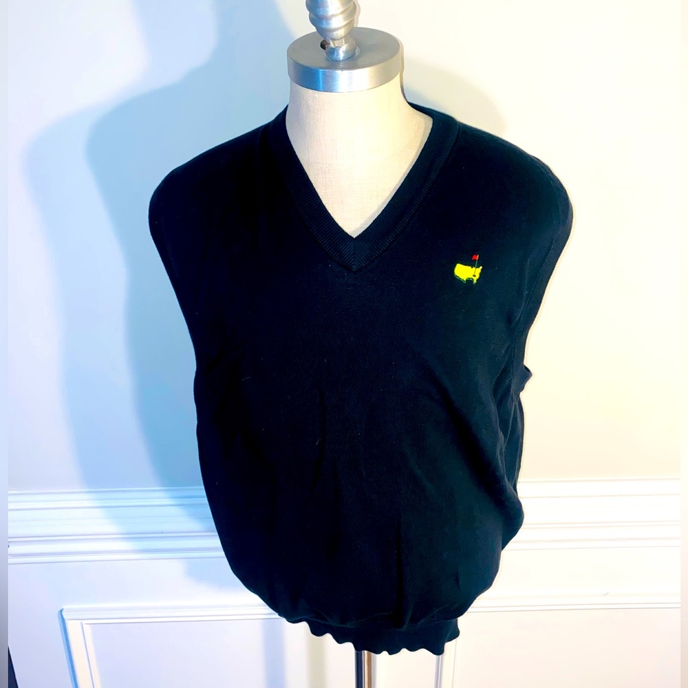COPY - AUGUSTA NATIONAL V NECK SWEATER “MASTERS” VEST - BLACK XL(97)